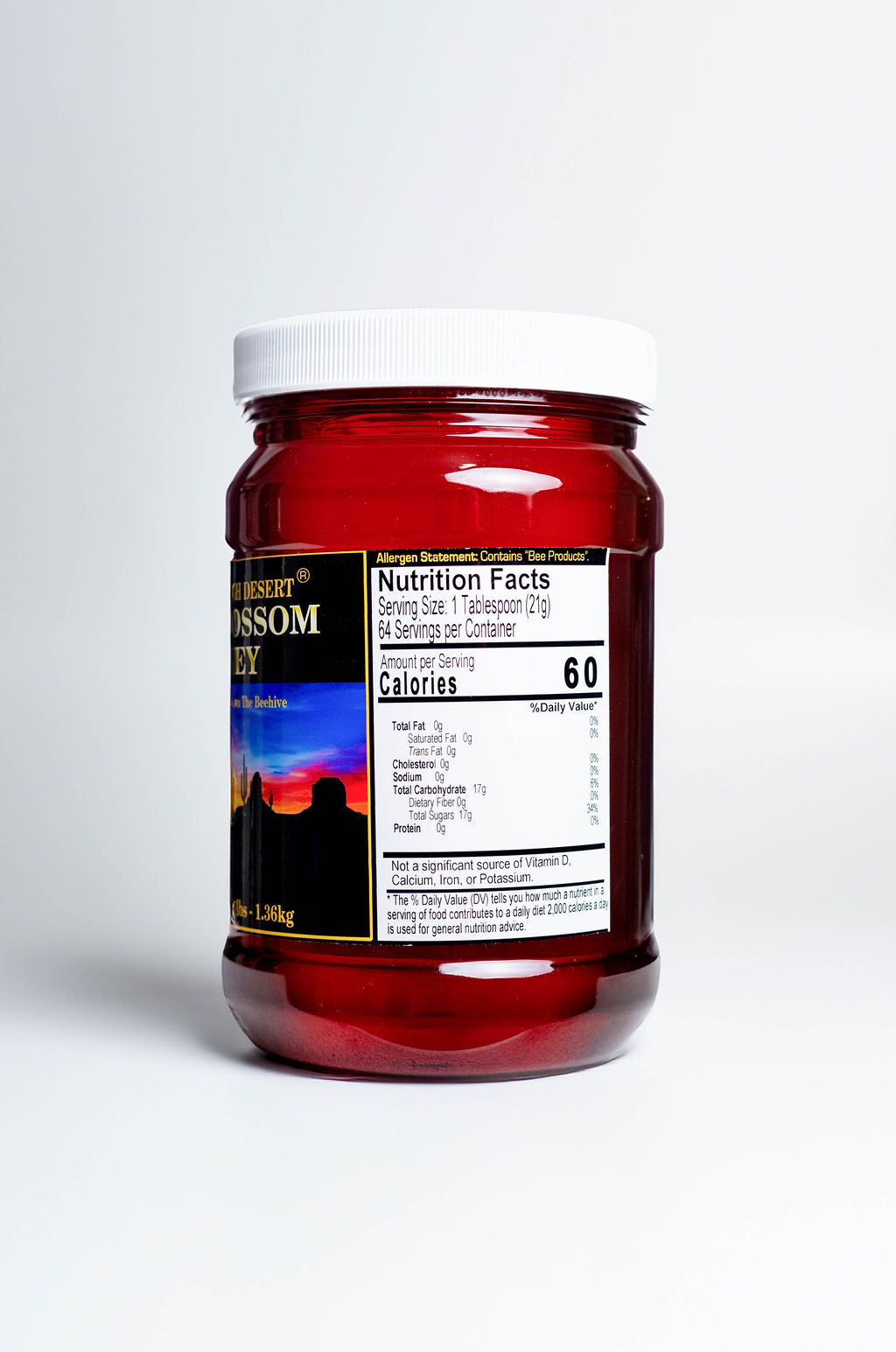 High Desert Blossom Honey 1.5lb/3lb Jar
