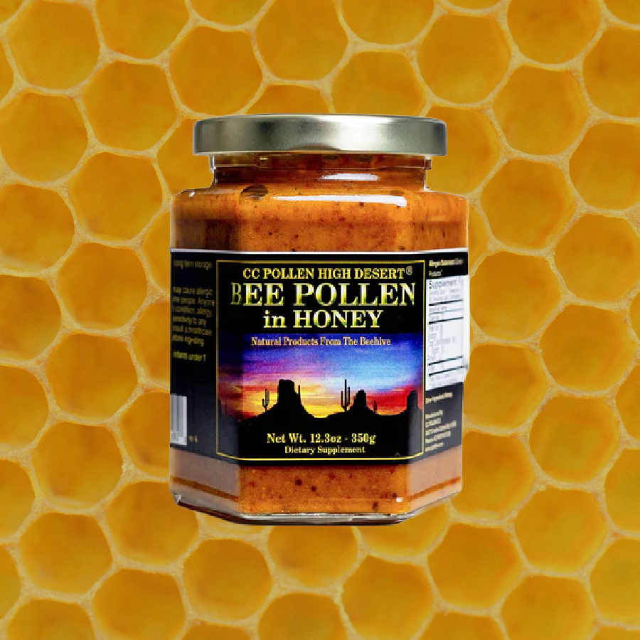 HONEY WITH BEE POLLEN 12.3OZ