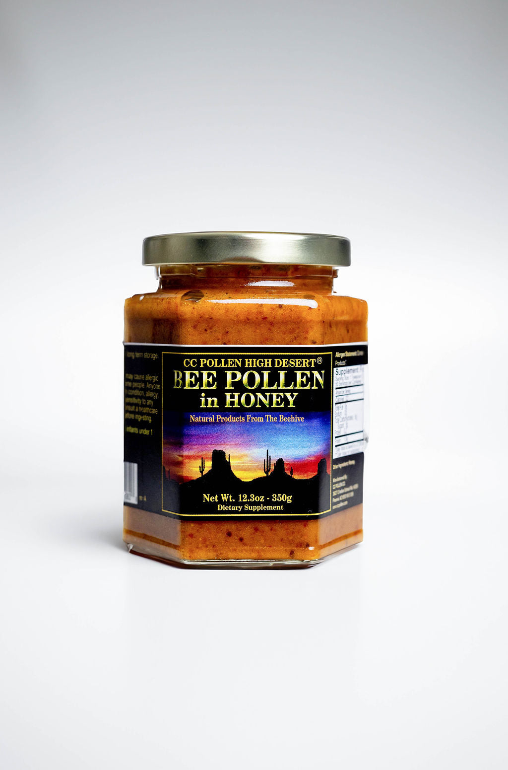 Honey with Bee Pollen 12.3oz