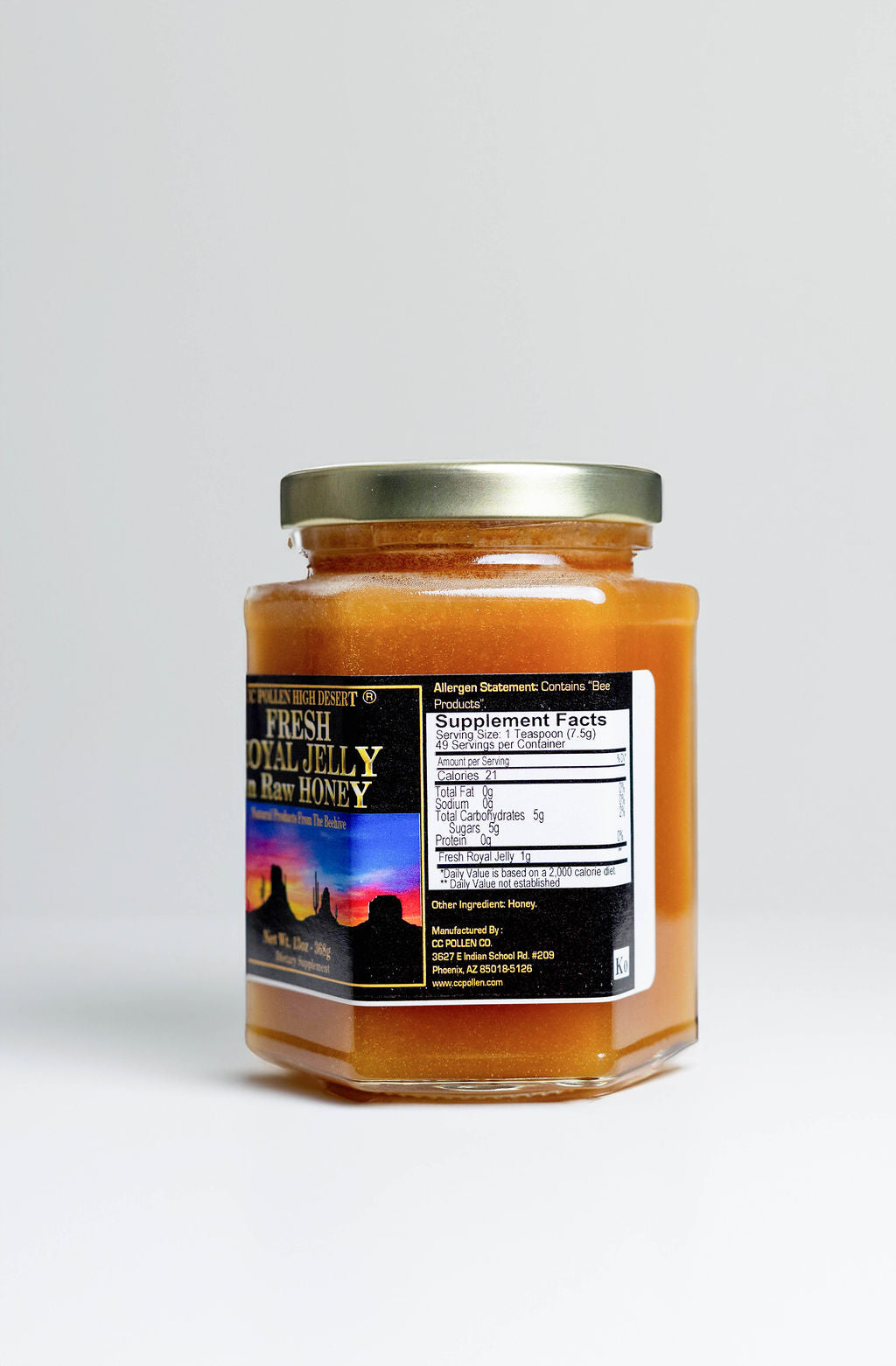 HONEY WITH ROYAL JELLY 13OZ