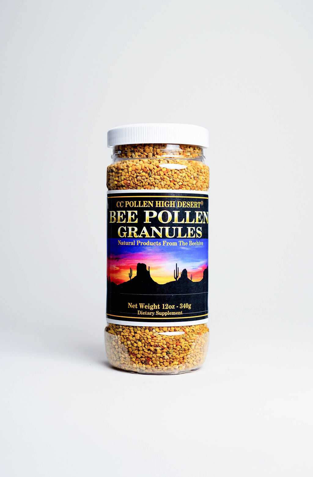 Pollen Granules 12oz Plastic Jar