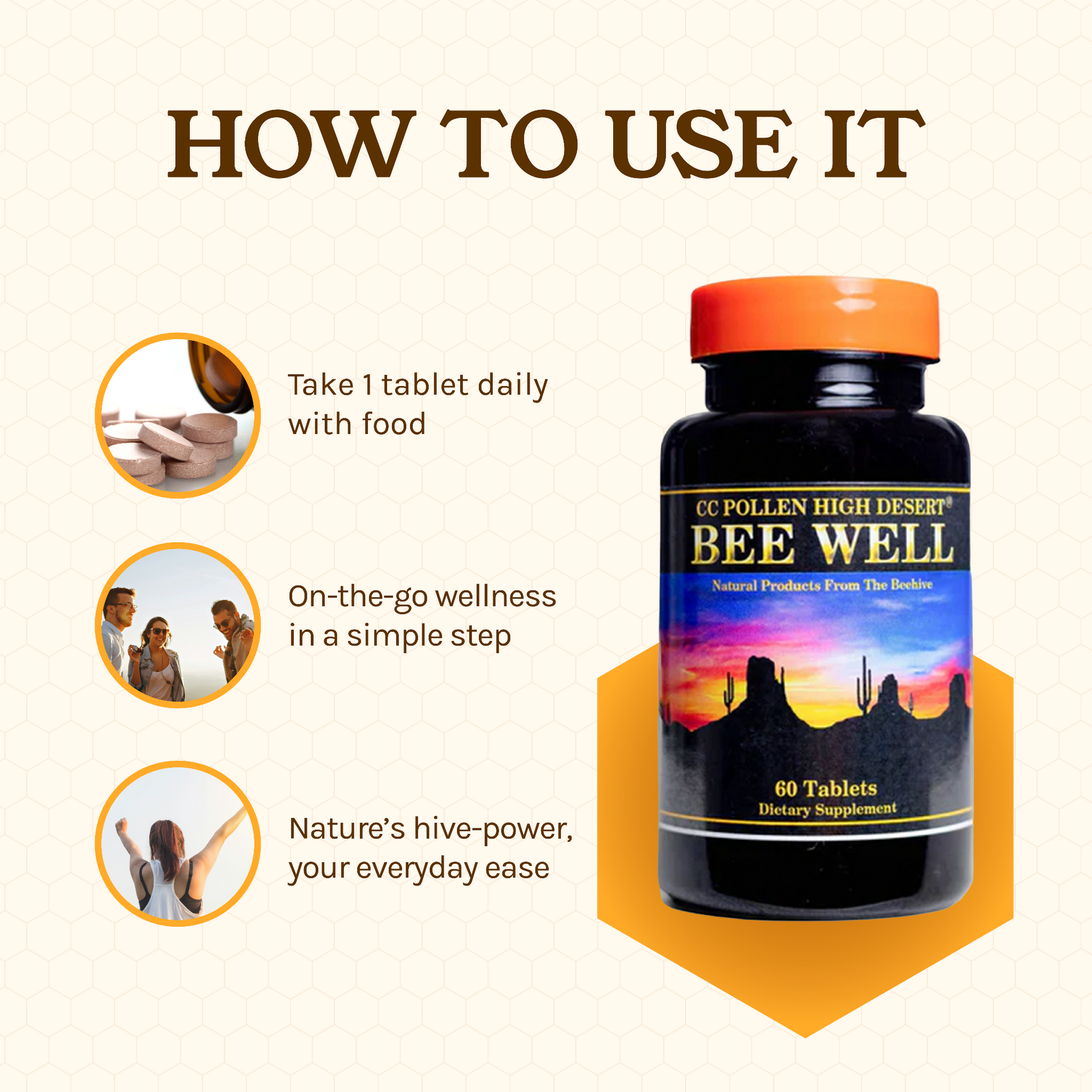 BEE WELL 250MG TABLETS 60