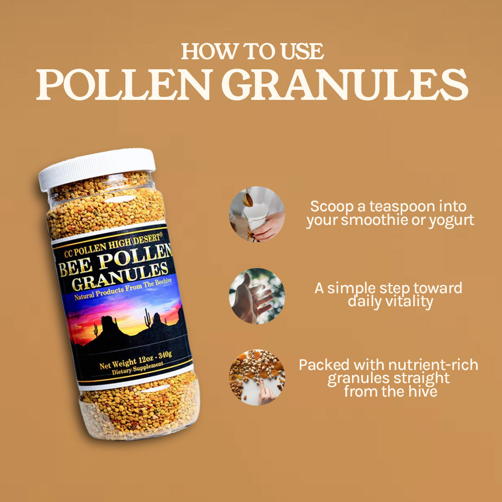HIGH DESERT BEE POLLEN GRANULES
