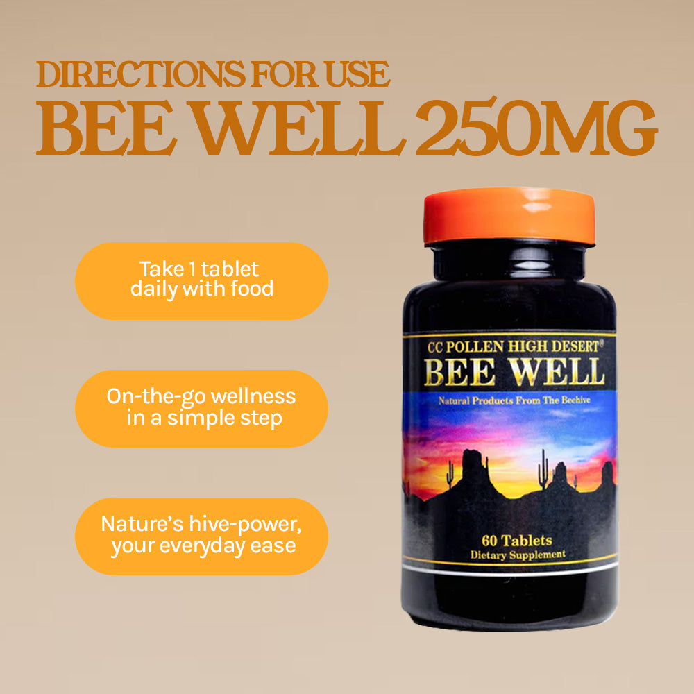 BEE WELL 250MG TABLETS 60