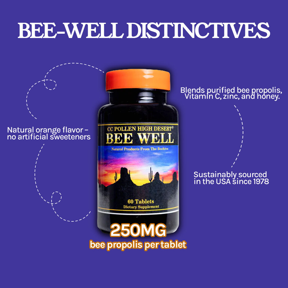 BEE WELL 250MG TABLETS 60
