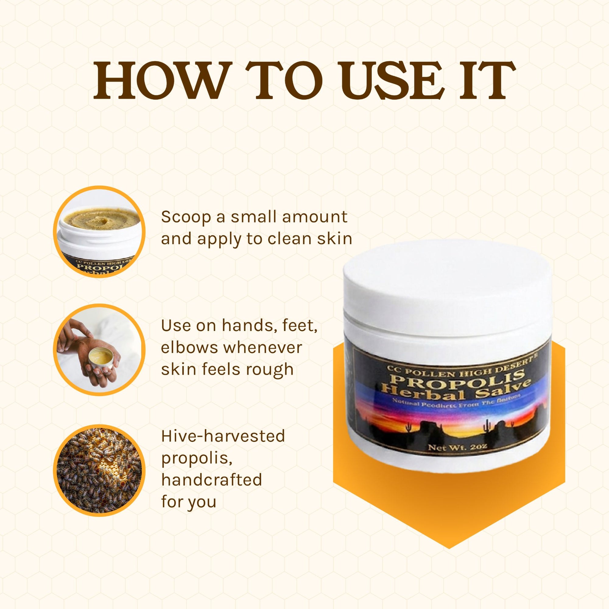 PROPOLIS SALVE 1OZ/2OZ JAR